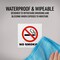 Avery No Smoking Symbol Sign Label Stickers, Waterproof, UV Resistant, Preprinted, 4" x 4", 8 Stickers